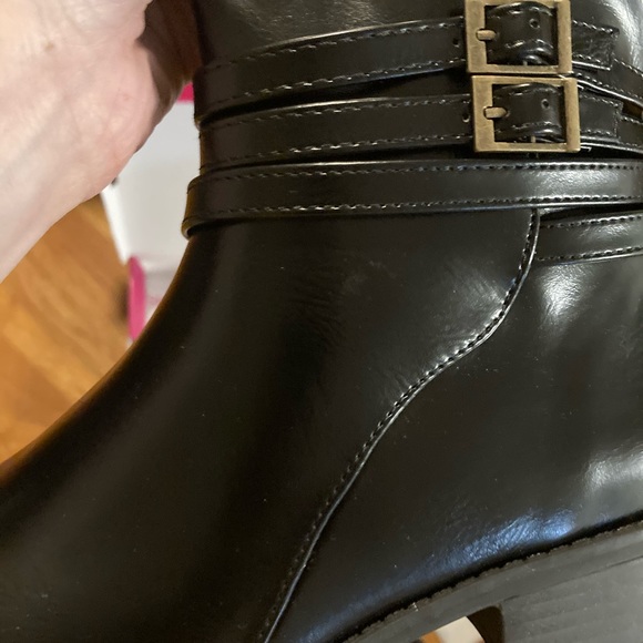 2-Tone Tall Riding-Style Boots - Picture 12 of 16